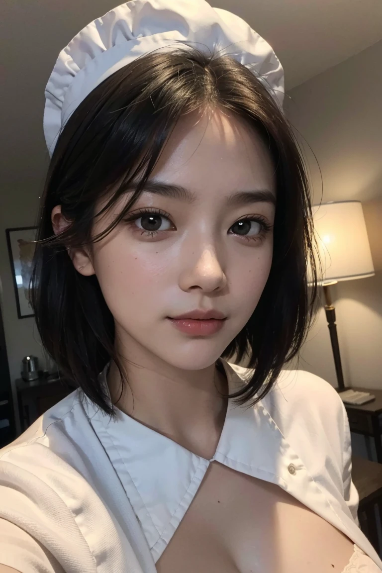 The best quality at best, super k hd, (realistically:1.4),Soleil couchant, 1 girl with giant tits, (realistic face), tache de rousseur ,(cheveux couleur brune, short and detailed hair: 1.seules les queues, realistically的眼睛, (realistically的皮肤), (Chandails), detailed photography, Souriant, sexy pour, grain de film, faible contraste, Facing the camera, Close-up of cleavage (chef-d'artwork: 1.3), (8K, realistically, The best quality at best: 1.4), Hoang Tour, Attractif, ultra high resolution, hyper realistic, k hd, le nombre d'or