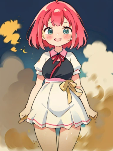 「Kyoto Animation」wind anime illustration、highest quality、（cute：1.1）、（cute：1.5）、（High resolution：1.2）、It&#39;s ridiculously ridiculous：1.3、Very fine illustrations、break、1 Beautiful Girl、solo、 (heterochromia、light blue eyes and light green eyes)、star eye silhouette、solo、standing position、Himeme、big breasts、Braid、Light pink hair、medium long hair、standing position、whole body、(Little:1.2)、women stink、fart、shyness、blush、Satisfied smile、Gas comes out of the butt、put pressure on your face、lots of gas、Feeling like diarrhea、Sweat、Active、My body trembles、Hip Attack、dynamism、