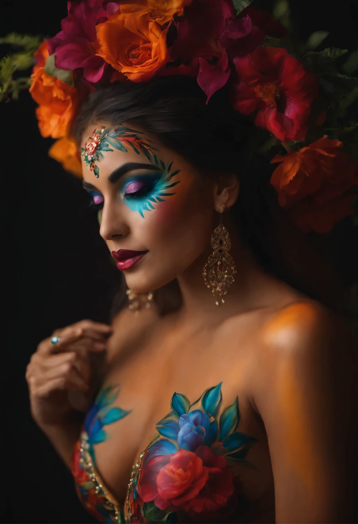 Beauty body paint 