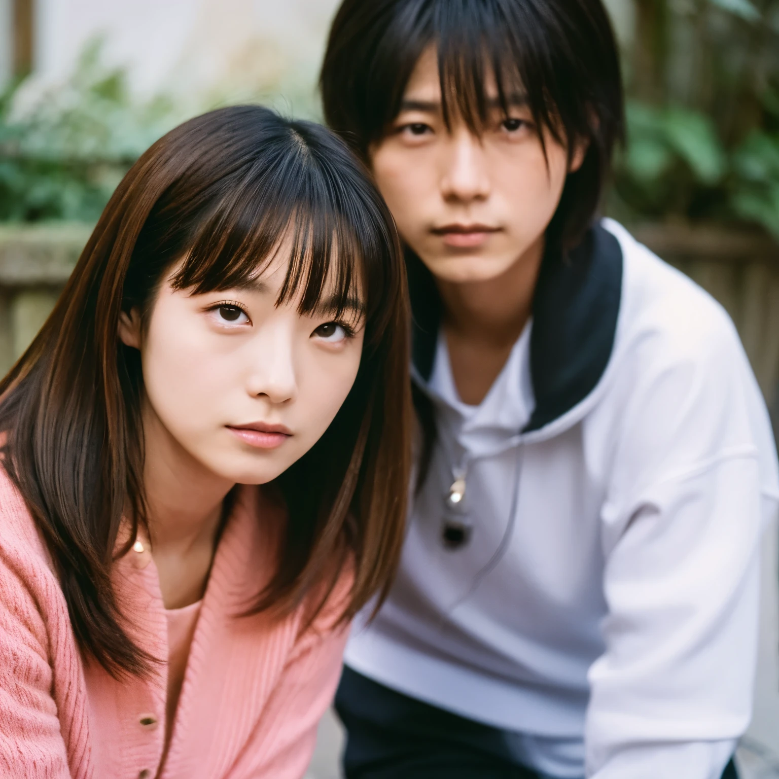 A middle-aged Japanese man is embraced by two cute Japanese junior high school girls.、男性と女性ニ人はGroup Sex, Completely naked, caressing a middle-aged man'penis、Group Sexしている、They are pure and elegant..、They lick each other'body、Caught in confusion、On the bed、Mr...々Hairstyle、Squat、Lying down、Embrace each other、Sticking out tongue、Stylish bedroom、Group Sex、Getting a blowjob、Caressing the groin