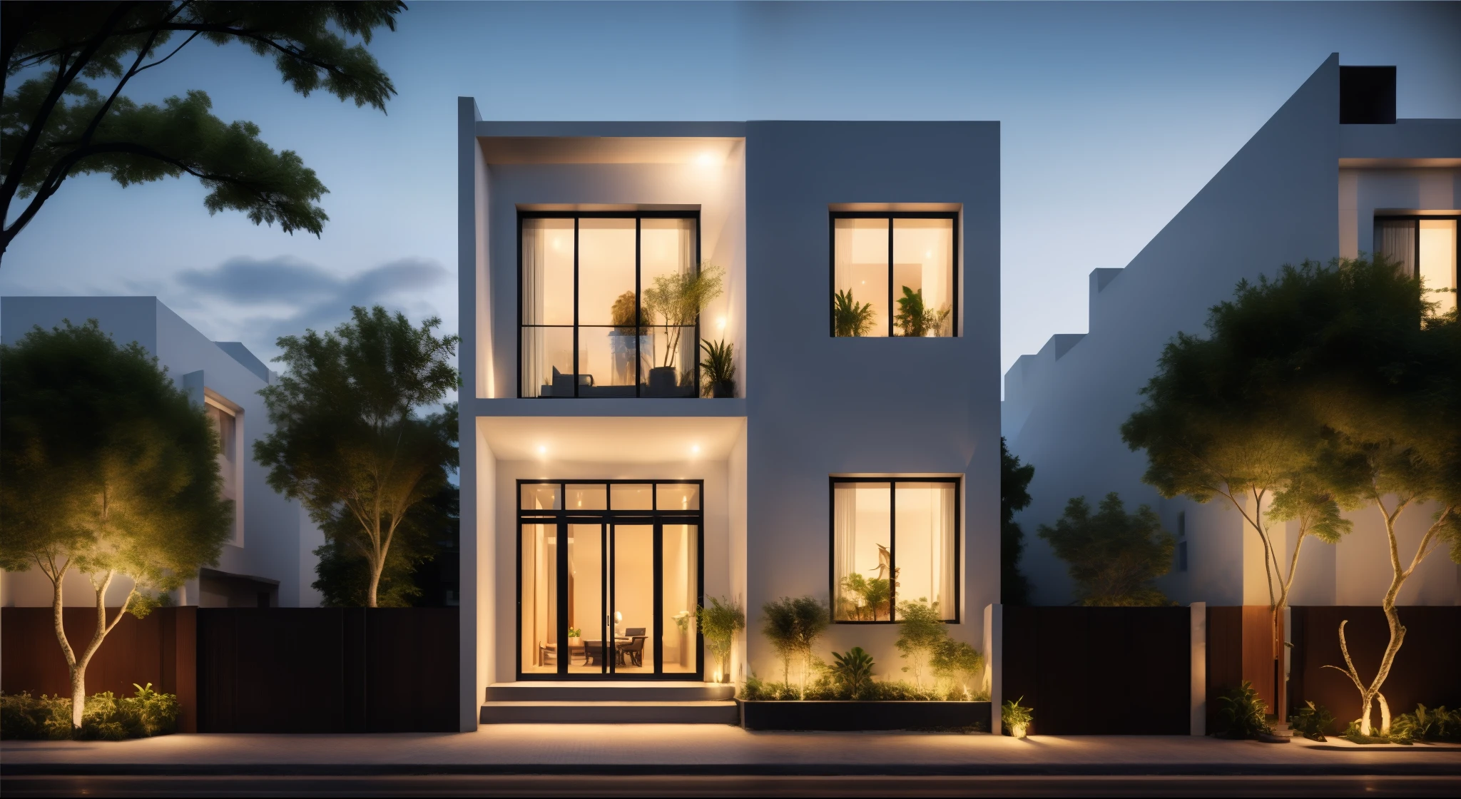 a drawing of a house with a staircase leading to a large glass window, high quality architectural art, architecture art, architectural illustration, contemporary architecture, mono,beautiful and realistic photos, busy surrounding space, realistic trees, surrounding landscape is the city, soft light, late afternoonchrome drawing, realistic architecture, architectural rendering, architectural sketch, in style of zaha hadid architect, architectural concepts, architectural concept, rounded architecture, architecture drawing, artistic drawing, exquisite architecture, beautiful artist rendering, architectural render