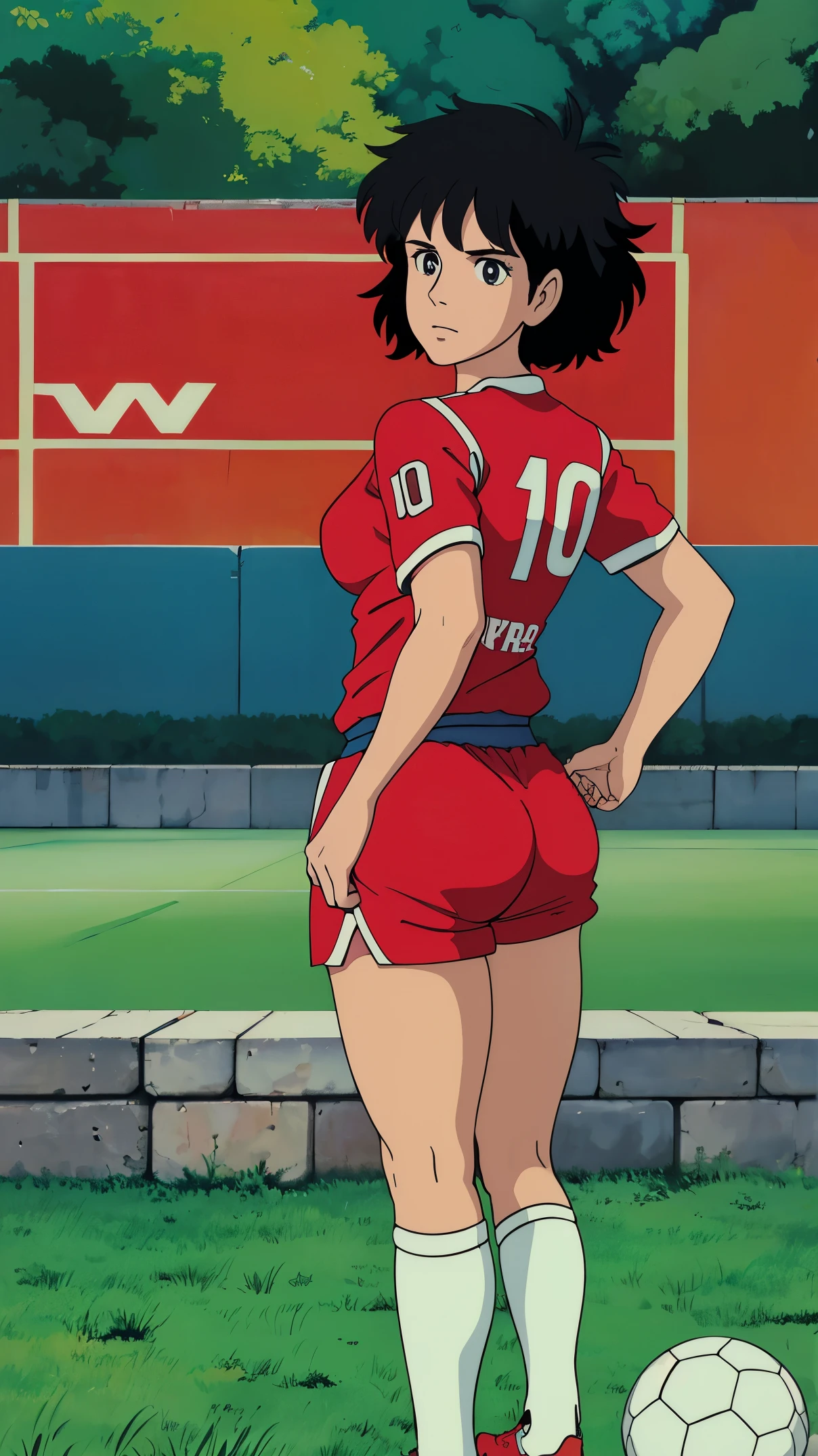 (masterpiece, best quality), realistic anime art style, 1 girl, Fair-skinned, (voluptuous:0.6), dark brown hair, brown eyes, naked, arms behind head, 1 man, (spread arms, grabbing breasts, grabbing from behind), orgasm face, steam, trembling, sweat, drooling 