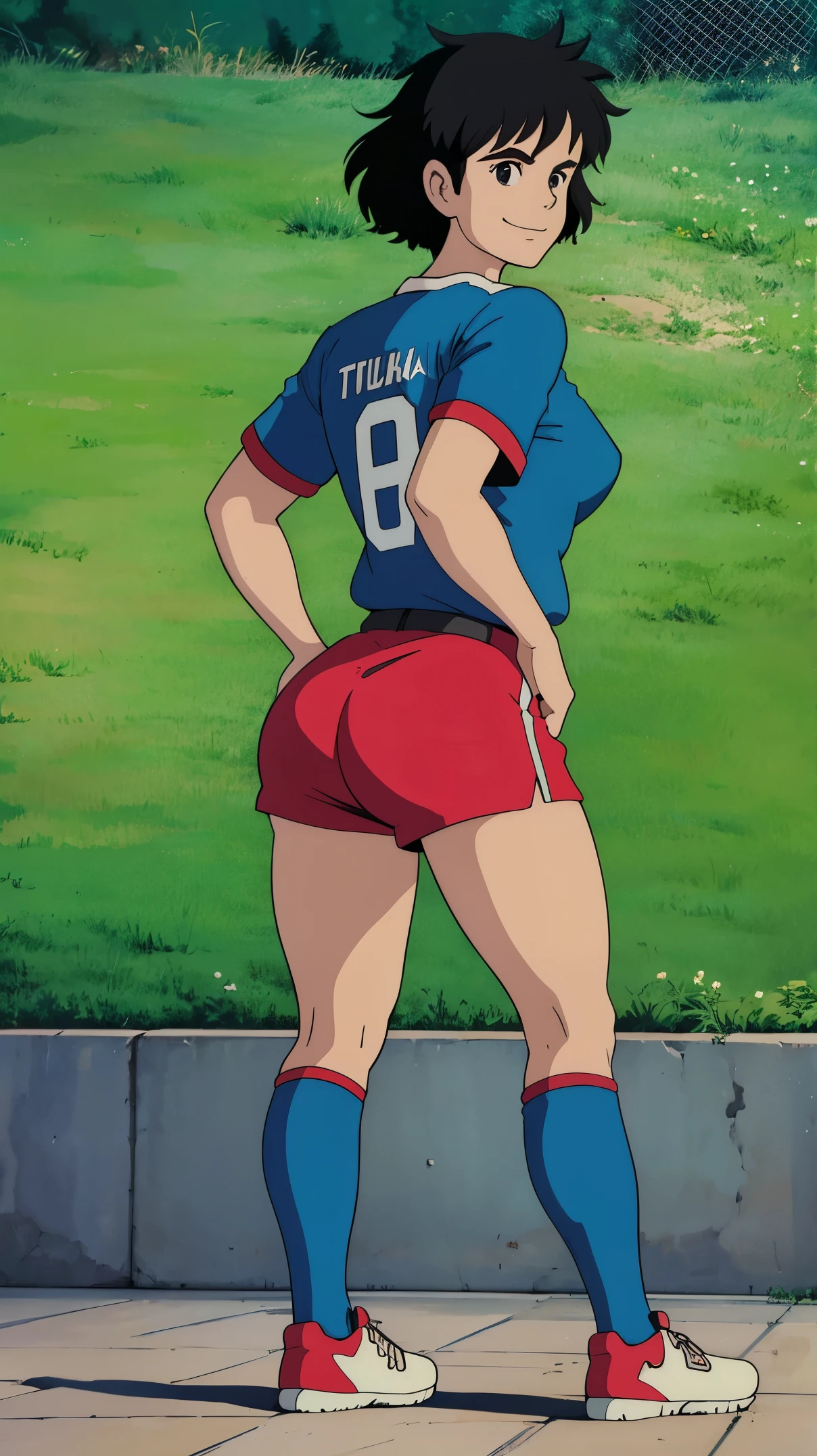 ((Masterpiece)),((top-quality)),Accurate clothing,((Beautie)),((Realistic drawing))(((Red Blazer:1.3))),(((Red vest:1.3))),(((Beige skirt:1.3))),((flat udder)),((Slim thighs)), ((Blue High Socks)), ((A short silky bob that falls straight to shoulder length:1.3)), ((short hair towards the back of the head:1.3)),Dissatisfied look,Blushing with embarrassment, Dark green hair, (White shirt with long sleeves), (Blue tie), Loafer Shoes, High school students,Tall,Soft skin, Nice big dark green eyes (High detail eyes). uniform, Teen Girl, Park with fountains, Dating,( Colorful splashes) ,colorful bubble, Floating Droplets, Perspective, Overhead configuration, f lare, Fine Features, Perfect Anatomy Tommy, Centered, Perfect distance, Highly detailed, with an intricate, acurate, Highly detailed rich colors, taming, Rich colors, acurate, clean, Rich colors, elaborate details, golden ratio illustrations