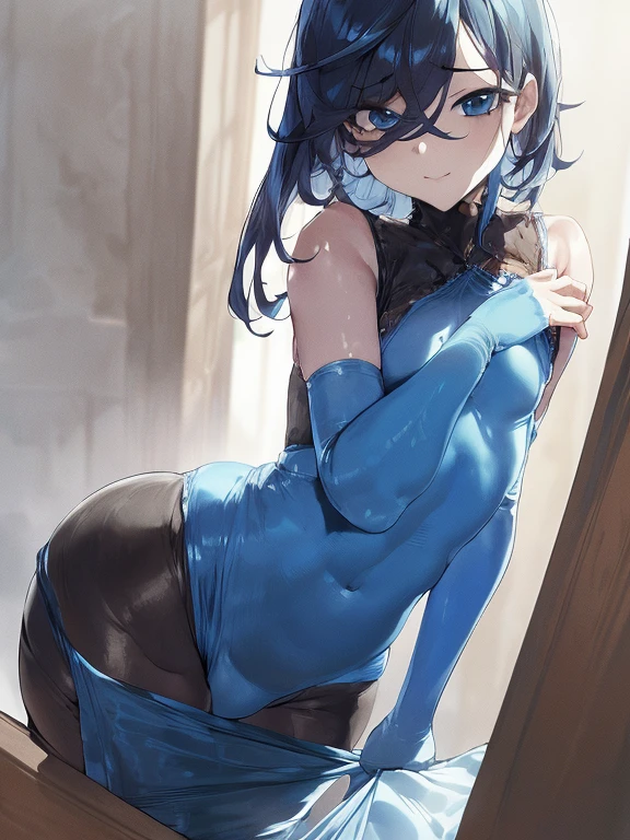 {{ultra-detailed}}, {{disheveled hair}}, (beautiful detailed eyes), beautiful, amazing, detailed eyes, (detailed glans), perfect hands, (((masterpiece))), best quality, (first_person_view), solo_focus, shiny skin, pov, break,
((1femboy)), solo, (Femboy), (otoko no ko), (cute boy), hetero, Curvy, ((short stature)), Thick thighs, (cerulean blue, medium layered hair), (blue eyes), orgasm, smile, Estrus face, sweaty, break,
outfit, ((nipple bulge)), ((small cute testicles bulge)), ((cloth bulge)), ((femboy bulge)), (Body line is emphasized), break,