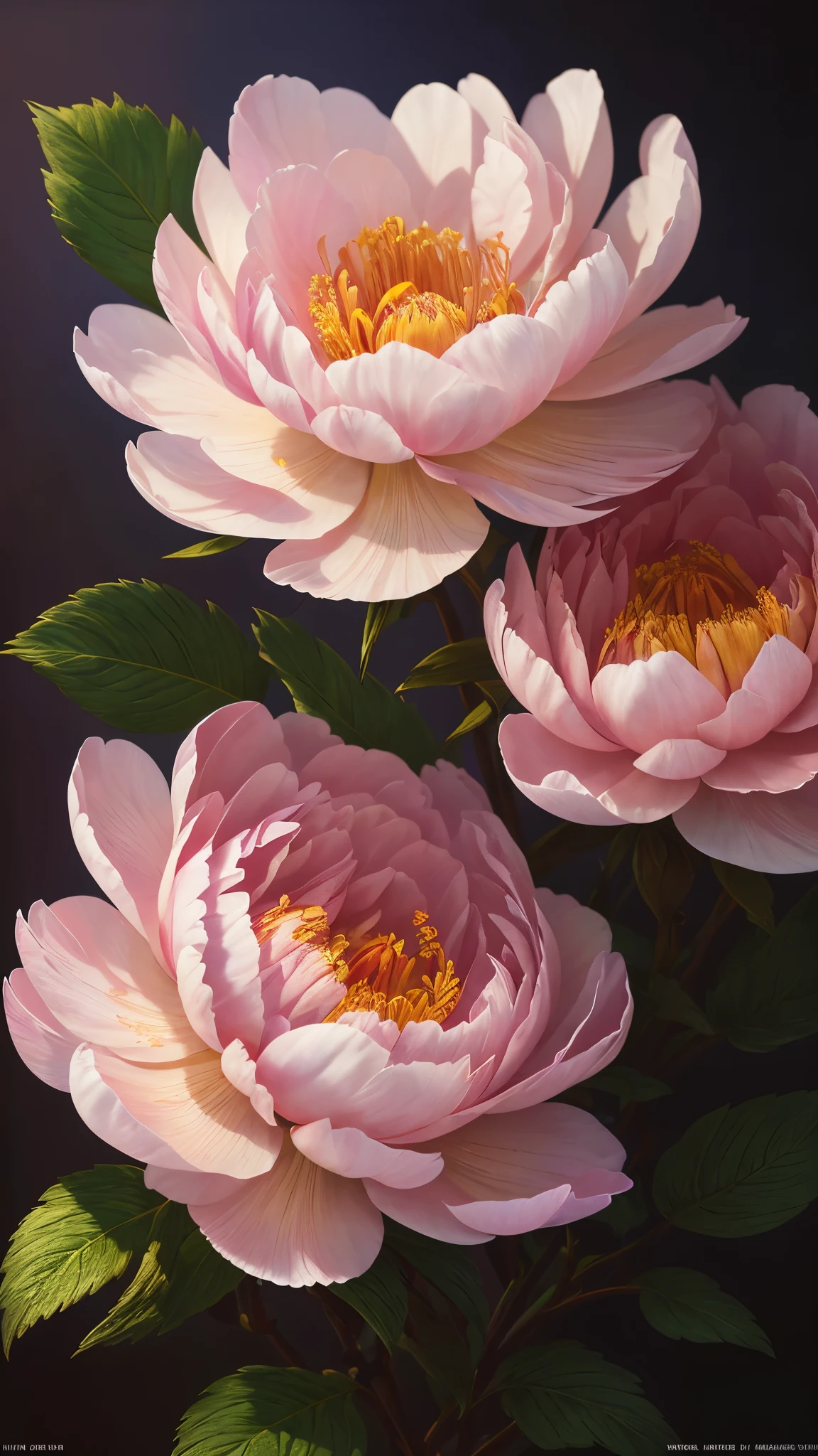 A flower by Casey Weldon, Olga Kvasha, Miho Hirano, hyperdetailed intricately detailed gothic art trending on Artstation triadic colors Unreal Engine 5 detailed matte painting, deep color, fantastical, intricate detail, splash screen, complementary colors, fantasy concept art, 8k resolution, gothic deviantart masterpiece, (dark shot:0.9), art by greg rutkowski and artgerm, soft cinematic light, adobe lightroom, photolab, hdr, intricate, highly detailed,  peony