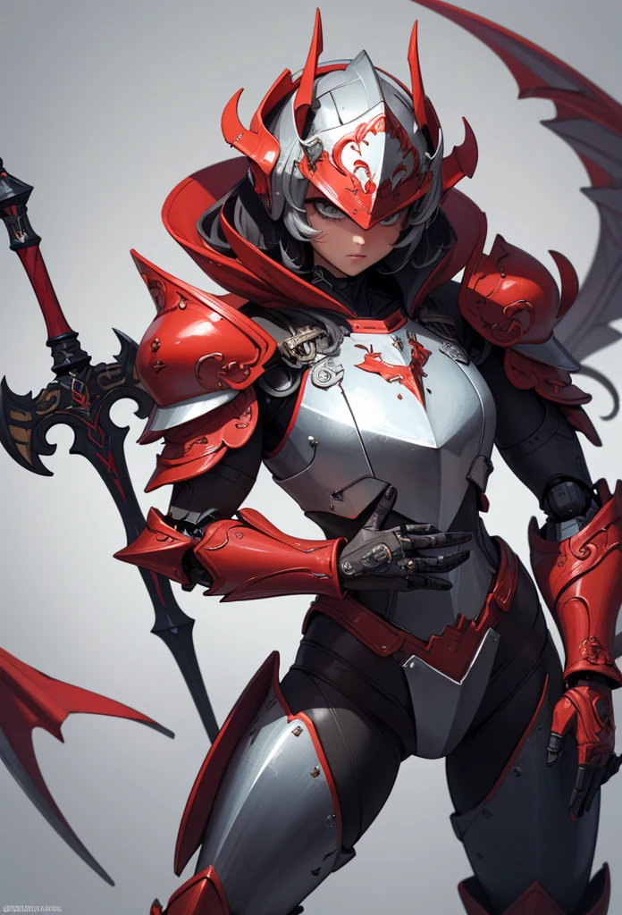 ((Highly accurate drawing in every detail)Extremely precise depiction)[High resolution],(detailed illustrations,Very detailed and precise drawing,Delicate drawn lines with tempo,Realistic texture expression),[color traced main line],(Fantasy World Battlefield Background [burning castle]),((ROBOT GIRL)(red knight[muscular][[METALFACE[clear lenticular iris]]])[WEAPON MACHINE[Princess Knight]]),[[corinthian helmet]][red dragon armor[scale][embroidered cloak]],[Crimson dragon pattern],[use a sword as a weapon],[[Mobile Weapon Gigant Size][science fiction mechanical]],((Gorgeous metallic red armor)),(intricate and beautiful decoration [Dense detail]),[transparency],(Precisely drawn face)[完璧な目のdetailed(Beautifully detailed iris)(Eyes like deep jewels)],(eyes light[Pinpoint lighting for the eyes]),[long and beautiful eyelashes],[precisely drawn hair [美しく艷やかな髪のdetailed]],(完璧な手のdetailed [Beautiful fingers with no damage [beautiful nails]]),(perfect anatomy(perfectly balanced proportions))[[full body portrait]],[ideal color coordination(Accurate simulation of light and material interactions)],([Precision Detail](detailed,High definition)),[Visual art that tells a story].