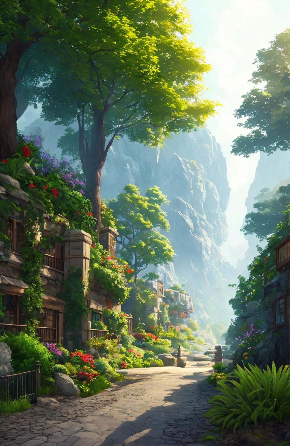 A jungle, with intense rainfall, monochromatic, vines all around, giant and wet trees, masterpiece, best quality, high quality, extremely detailed CG unity 8k wallpaper, oil paiting, award winning photography, Bokeh, Depth of Field, HDR, bloom, Chromatic Aberration ,Photorealistic,extremely detailed, trending on artstation, trending on CGsociety, Intricate, High Detail, dramatic, art by midjourney, volumetric lighting