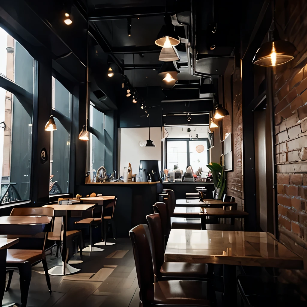 stylish cafe