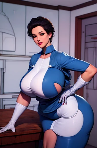 ,nurse uniform,hospital, latex nurse suit,nurses,busty,elbow gloves,labcoat,greyhair woman,white eyes , gigantic boobs ,medical instruments,asian nurse,two nurses,speculum,examination room,oversize boobs, ,big ass ,strap on, lay on table ,legs spreaded,giving birth,gyno chair , dentist,Milf,latex,blue uniform.
