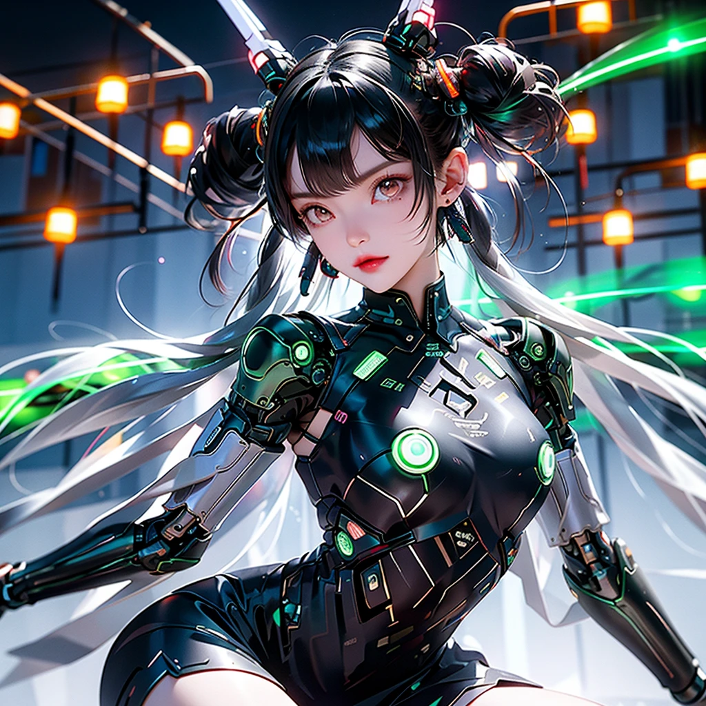 Porcelana Mujer Android, ciborg, Robotic Parts, 150 mm,cuerpo completo, hermoso estudio luz suave, Luz de llanta, Detalles vibrantes,encaje, hiperrealista, Anatomical, electrical wires, microchip, elegante, Laboratorio en segundo plano, Renderizado de octanaje, h.Estilo R Giger, 8k,cabello negro,Asymmetrical long hair,cuerpo translucido,ojos verdes, Miki Asai Macro Photography, cuerpo completo, hiper detallado, tendencias en Artstation, foco nítido, Foto de estudio, Detalles intrincados, Altamente detallado, por Greg Rutkowski