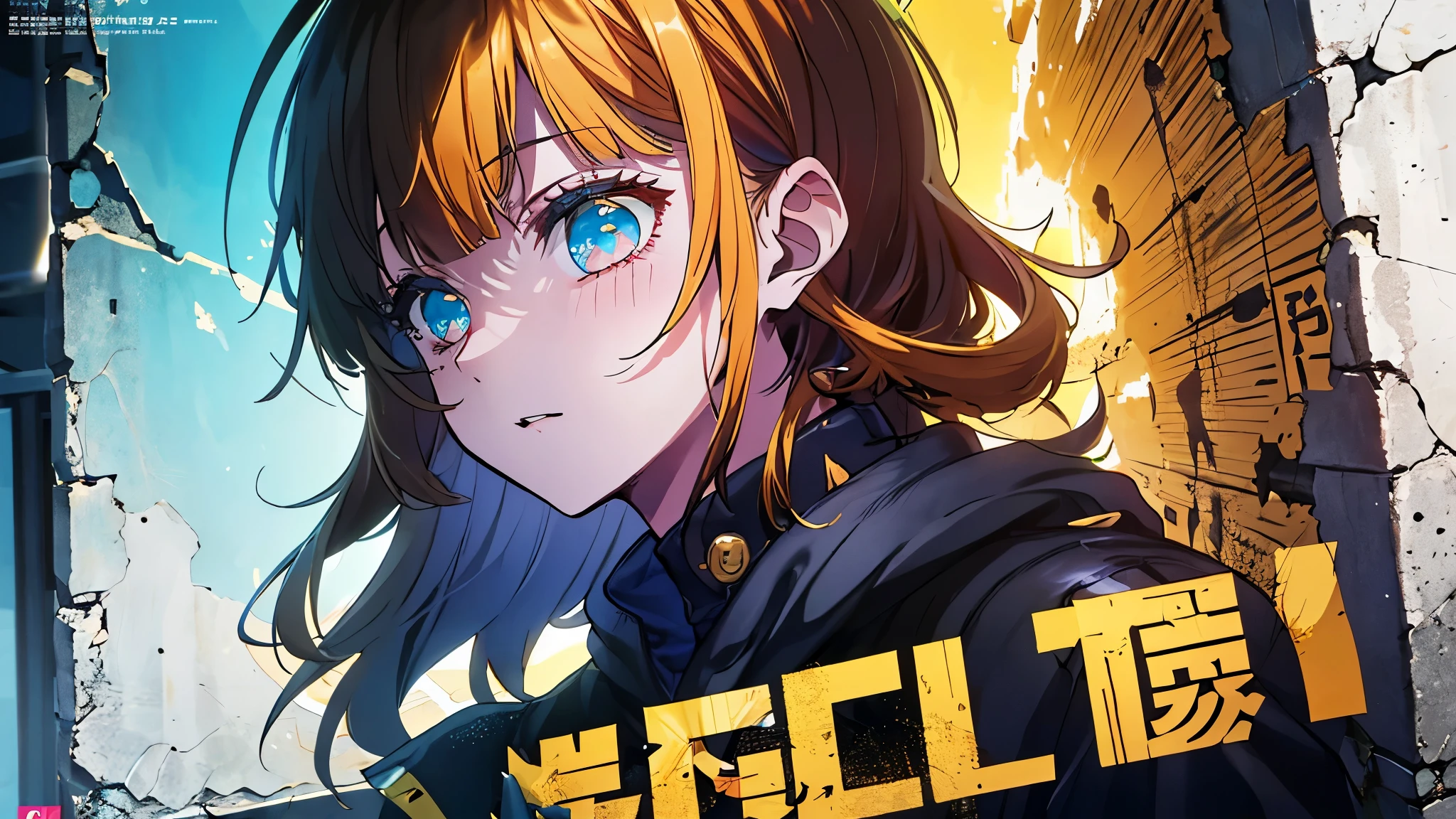 (((dramatic))), (((gritty))), (((intense)))) The movie poster features as the central character. She is shy in the center of the poster, wearing idol clothing, And the determined look on her face. The background is dark and gritty, Feeling of drunkenness. The article is bold and eye-catching, with catchy slogans that add to the overall drama and excitement. The color palette is dominated by dark colors, Dotted with bright colors, giving the poster a dynamic and visual impact, tachi-e (magazine:1.3), (cover-style:1.3), fashionable, vibrant, clothing, take a pose, front, colorful, dynamic, background, element, With confidence, expressive, holding, statement, attachment, majestic, coiled, around it, touch, scene, article, cover, bold, eye-catching, title, fashion, Font, catchy, title, bigger, eye-catching, modern, trend, concentrated, stylish, 1 girl