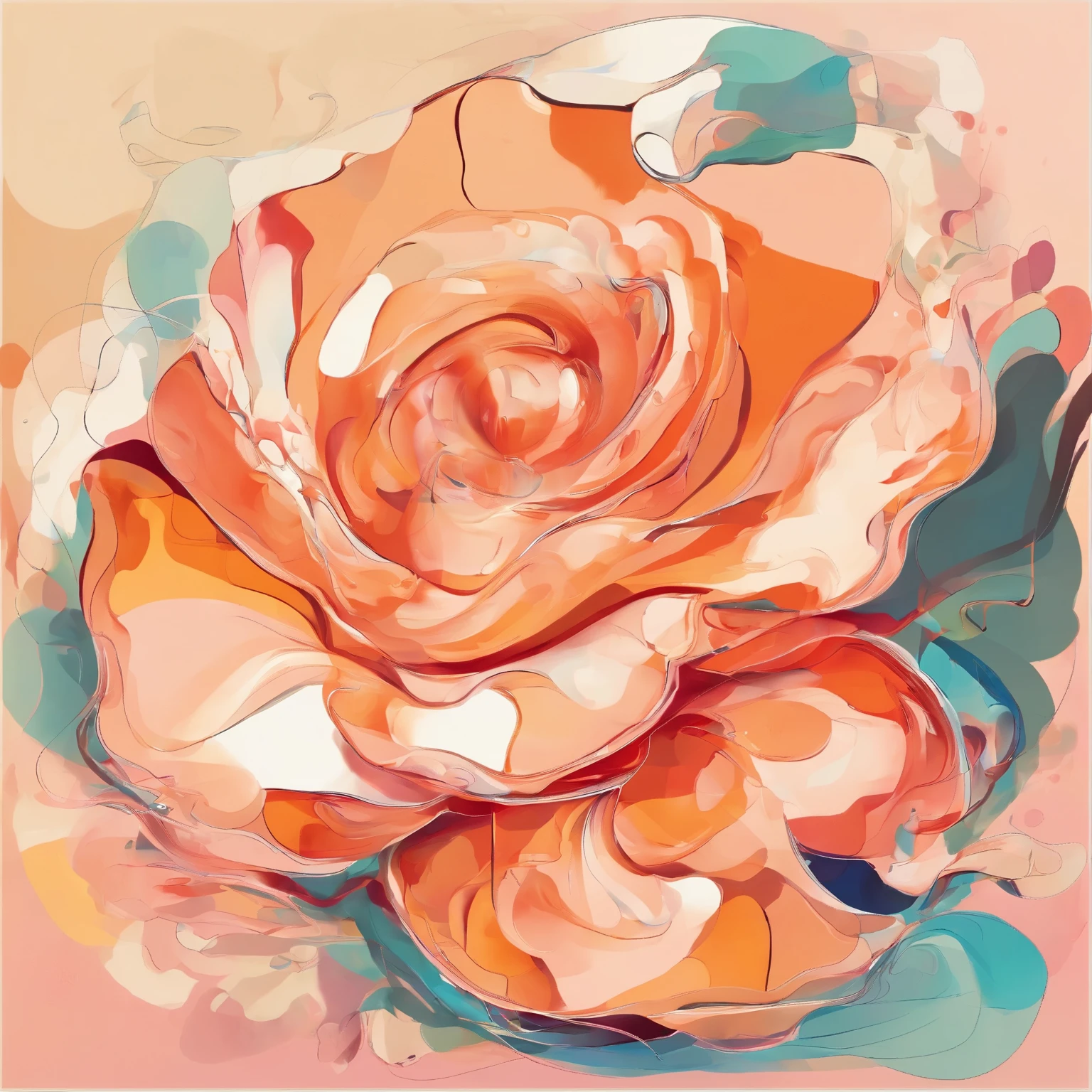 Peach,Oolong tea,abstract art,emotion,Emotional