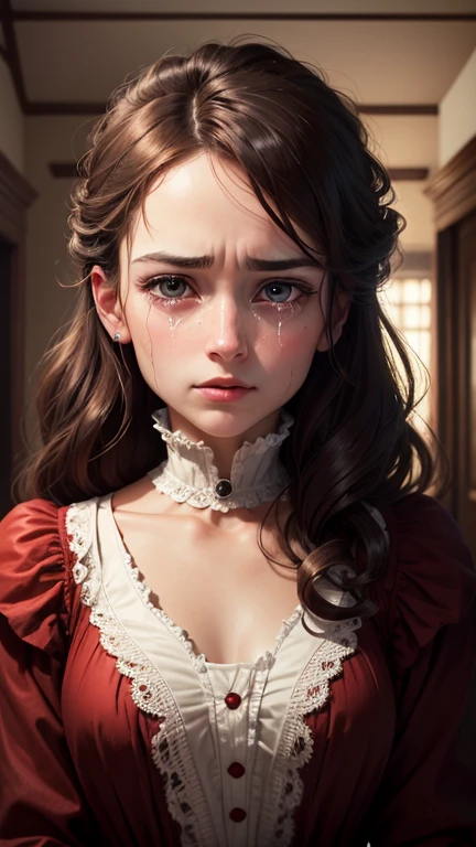 Filme de terror de uma menina que coleciona cadaveres. ... It is frightening and causes fear in those who see it. She is from the Middle Ages. Pintura estilo van gogh