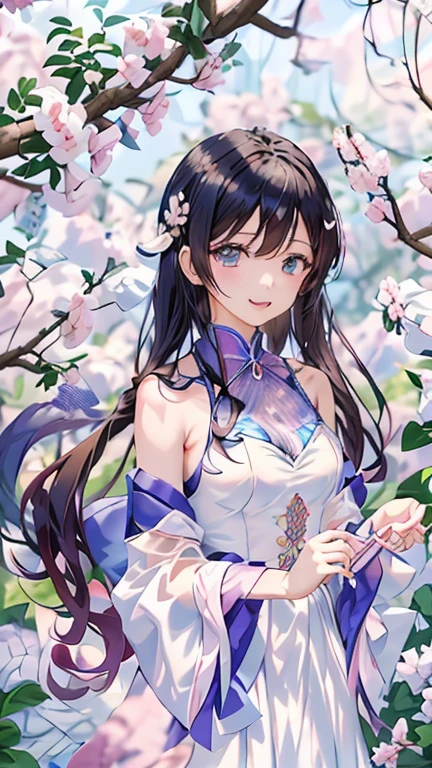 蓝头发猫耳朵抱着鸟的cartoon女孩, 非常漂亮的cartoon猫女, 美丽的cartoon女孩, cartoon女神, 美丽的cartoon女神, cartoon艺术, Kitagawa Marin fan art, 美丽的cartoon肖像, 美丽的cartoon风格, Hestia, 漂亮的cartoon女孩, cartoon, beautiful cartoon艺术work, cartoon插画, cartoon萌系艺术风格, 有吸引力的cartoon女孩