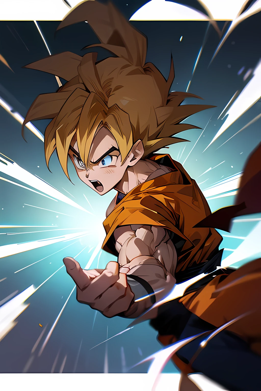 goku from dbz fighting new villains