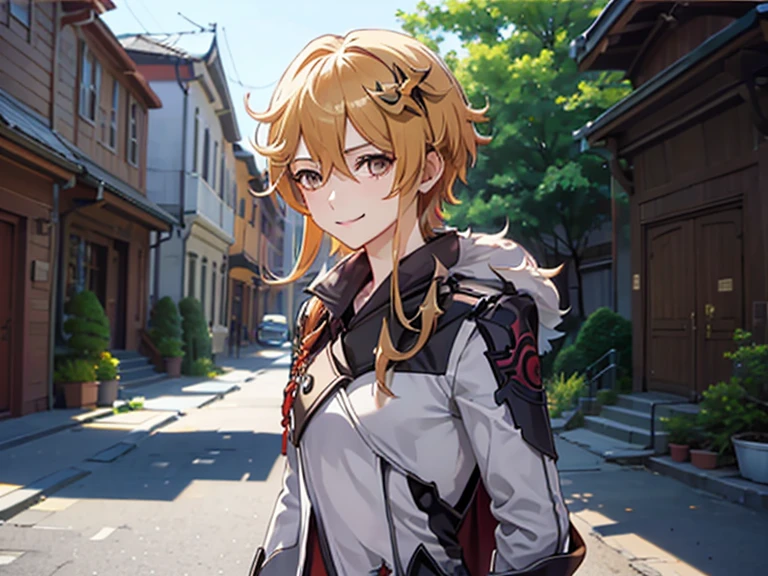 ((masutepiece, Best Quality, hight resolution, Pixel Perfect, 4k)), 1boy and 1girls, upper body, group photo ((beautiful eyelashes, Realistic eyes)), ((Detailed Face, Blushing:1.2)), ((Smooth texture:0.75, lifelike texture:0.65, Photorealistic:1.1, Anime in the style of computer graphics)), the perfect body, ((winter on backround, forest, winter jacket, fur parts of clothing, shy smile)) BREAK, luminedef BREAK,