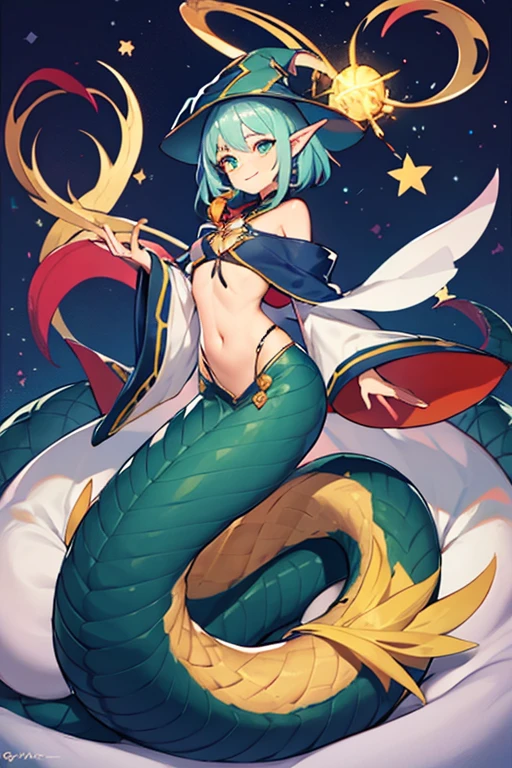 lamia wizard、cute face、lithe