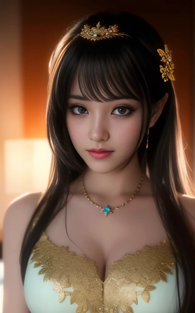 最high quality, masterpiece, High resolution, 1 girl,China dress,hair ornaments,necklace, jewelry,beautiful face,On top of that_body, Tyndall effect,realistic, dark studio, rim lighting, two-tone lighting,(high definition skin:1.2), 8K uhd, Digital single-lens reflex camera, soft lighting, high quality, volume lighting, Frank, photograph, High resolution, 4K, 8K, Bokeh