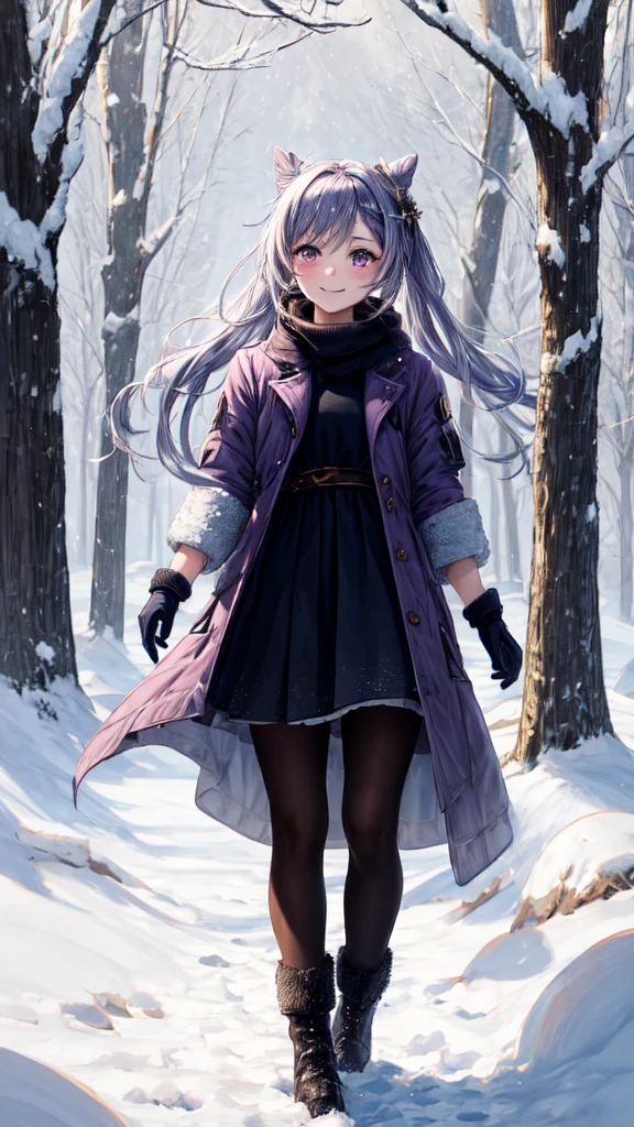Top quality, 4K, 8K, high resolution, masterpiece: 1.2, Keqing,beautiful young woman, snow-covered countryside, winter scenery, winter coat, long coat, beautiful winter boots, gloves, nudist, happy, natural beauty, Purple twin-tailed hair, Purple eyes,A hair ornament, detailed facial features, rosy cheeks, gentle smile, breath of ice, pink and white winter scenery, snowflakes falling quietly, refreshing winter air, quiet and peaceful, calm atmosphere, quiet mood, stepping on sparkling snow, Traces of footprints, white winter wonderland, untouched nature, soft and fluffy snow, clear blue sky, sunlight through the trees, subtle shadows, comfort and warm feeling, calm and relaxation, enjoying loneliness, one with nature , blissful harmony, the pleasant sound of nature, the breeze, the sound of leaves in the wind, melting icicles, the sound of snow breaking at your feet, the whisper of the wind, freedom and freedom, the beauty of simplicity, free and carefree existence, incorporating natural elements, elegant and elegant Unnatural movement, peaceful aura, satisfaction and happiness, enjoy the present moment, connect with the environment, calm and slow pace, look at the breathtaking scenery, look at the winter wonderland, immerse yourself in the beauty of nature, unforgettable Memories of winter,

A fantastic and fantastic world

[Materials]: Oil painting, classic artwork, realistic portrait, realistic style, soft brush stroke, rich texture, attention to detail, vivid colors, warm color palette, depth and dimension, subtle highlights And shadow, impressionist touch, elegant and sophisticated composition, fine art quality

[Image quality]: Ultra-detailed, high resolution, crystal clear image, sharp focus, fine details, seductive clarity and clarity, professional grade, exquisite quality, perfect as pictured, perfect craftsmanship, wonderful level of detail, current Practical description

[Art style]: Portrait art, realism, impressionism, romanticism, wint