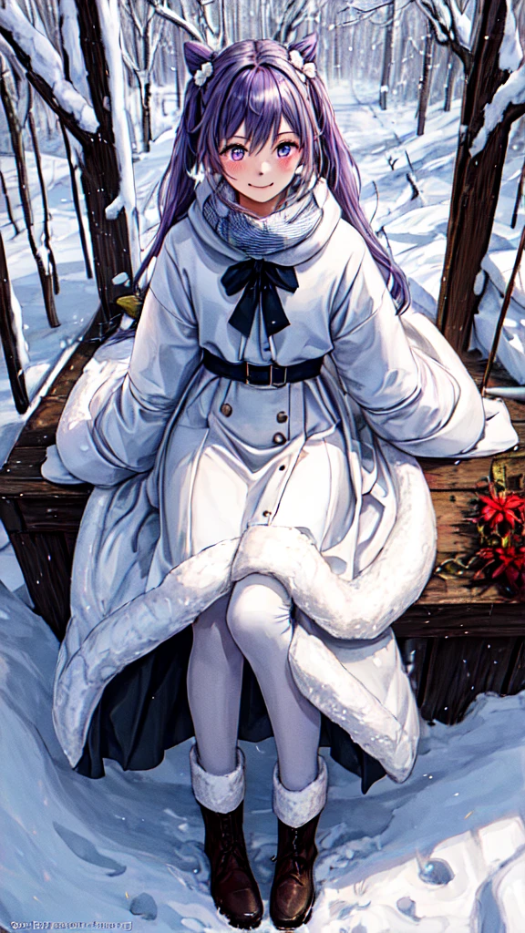 Top quality, 4K, 8K, high resolution, masterpiece: 1.2, Keqing,beautiful young woman, snow-covered countryside, winter scenery, winter coat, long coat, beautiful winter boots, gloves, nudist, happy, natural beauty, Purple twin-tailed hair, Purple eyes,A hair ornament, detailed facial features, rosy cheeks, gentle smile, breath of ice, pink and white winter scenery, snowflakes falling quietly, refreshing winter air, quiet and peaceful, calm atmosphere, quiet mood, stepping on sparkling snow, Traces of footprints, white winter wonderland, untouched nature, soft and fluffy snow, clear blue sky, sunlight through the trees, subtle shadows, comfort and warm feeling, calm and relaxation, enjoying loneliness, one with nature , blissful harmony, the pleasant sound of nature, the breeze, the sound of leaves in the wind, melting icicles, the sound of snow breaking at your feet, the whisper of the wind, freedom and freedom, the beauty of simplicity, free and carefree existence, incorporating natural elements, elegant and elegant Unnatural movement, peaceful aura, satisfaction and happiness, enjoy the present moment, connect with the environment, calm and slow pace, look at the breathtaking scenery, look at the winter wonderland, immerse yourself in the beauty of nature, unforgettable Memories of winter,

A fantastic and fantastic world

[Materials]: Oil painting, classic artwork, realistic portrait, realistic style, soft brush stroke, rich texture, attention to detail, vivid colors, warm color palette, depth and dimension, subtle highlights And shadow, impressionist touch, elegant and sophisticated composition, fine art quality

[Image quality]: Ultra-detailed, high resolution, crystal clear image, sharp focus, fine details, seductive clarity and clarity, professional grade, exquisite quality, perfect as pictured, perfect craftsmanship, wonderful level of detail, current Practical description

[Art style]: Portrait art, realism, impressionism, romanticism, wint