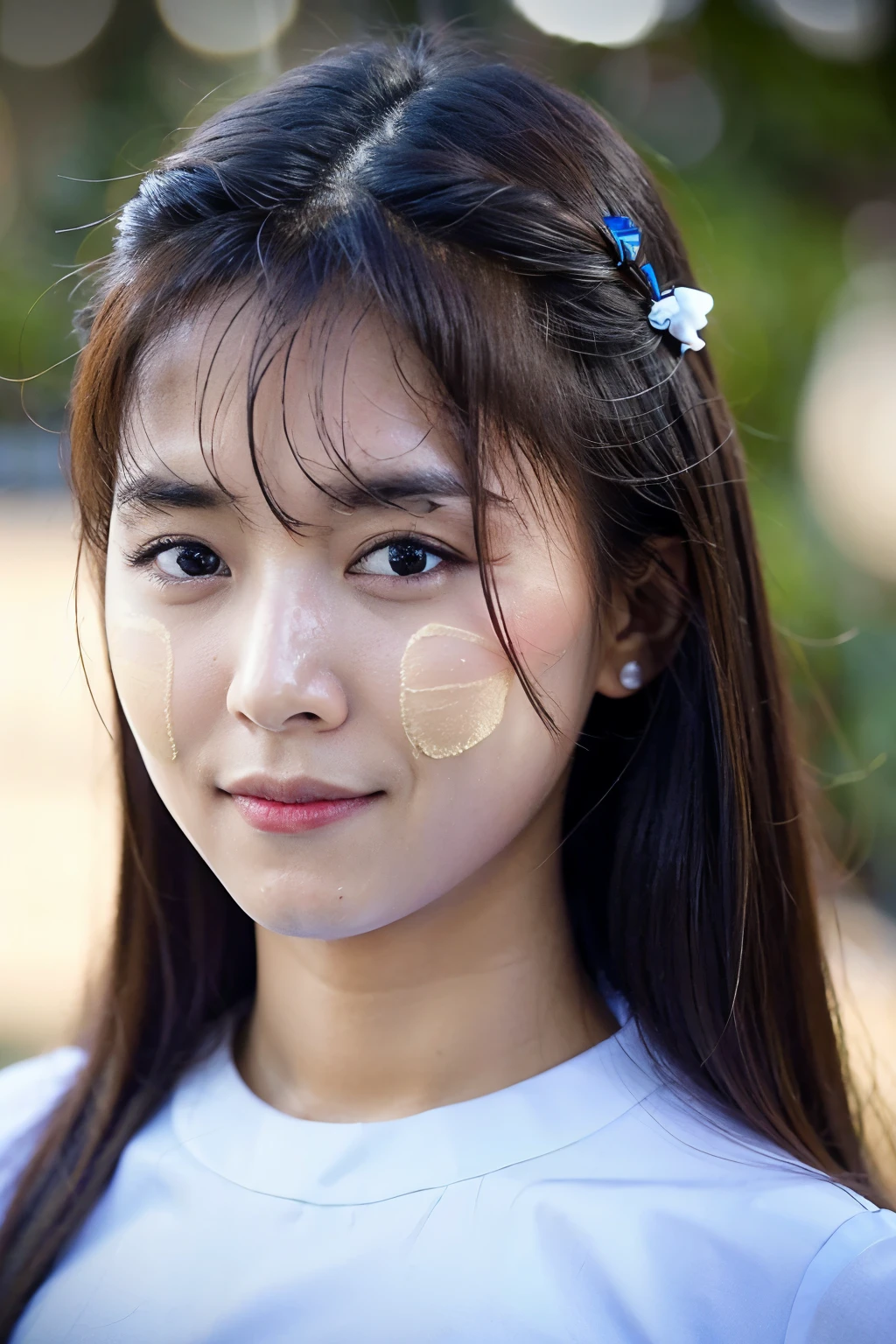 (masterpiece, best quality:1.2), RAW photo, (realistic, photorealistic:1.2), (8K, highres, ultra detailed:1.3), 1girl, perfect anatomy, (focus on face, looking at viewer), (28 years old Korean beauty, K-pop idol), (realistic detailed eyebrows, realistic beautiful brown eyes, realistic glossy skin, realistic detailed beautiful handsome face:1.2), (slender, small breasts), (realistic cinematic lighting, detailed shadowing:1.2)