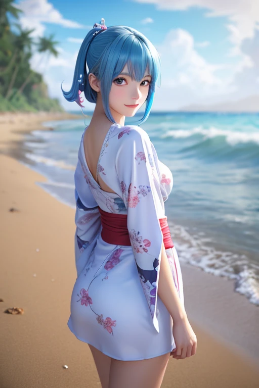 Kimono appearance,sexy,Anime girl with blue hair posing for a photo, beautiful attractive anime woman, seductive anime girl, beautiful anime woman, attractive anime girl, detailed digital anime art, digital anime illustration, beautiful charming anime teen, Photorealistic anime girl rendering, Smooth anime CG art,little girl standing on the sandy beach,Smooth anime CG art, seductive anime girl, beautiful charming anime teen, Photorealistic anime girl rendering, beautiful attractive anime woman, 3d anime girl, attractive anime girl, beautiful anime girl, beautiful anime woman, beautiful anime girl,Seductive whole body,