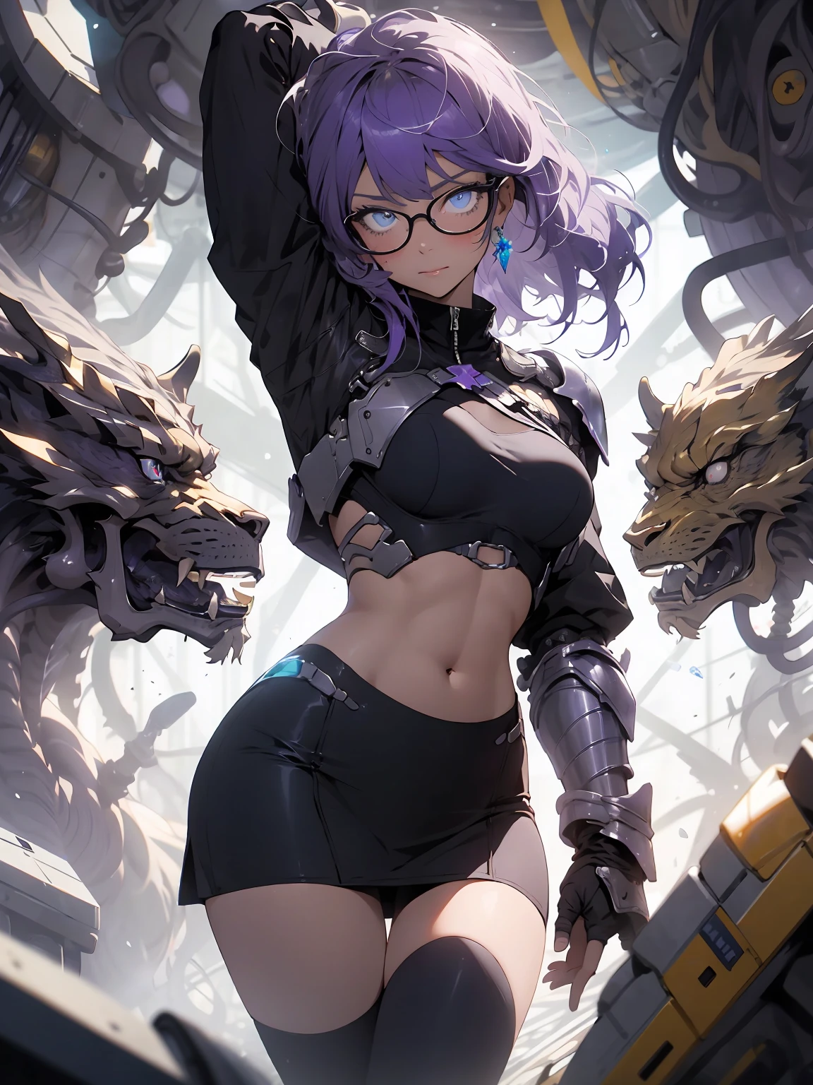 (waifu), ((giant throne)), ((huge throne)), marle barrock, ((long hair)), more background, medieval, (full body), (high resolution), (high res), great quality, mature, perfect eyes, strong shadows, detailed face, detailed abs, direct light, under light, strong jaw, massive ass, neon lights, thick thighs, long torso, wide waist, skinny torso, fit, perfect face, neon light, (tight armor), (colorful vibrant light),