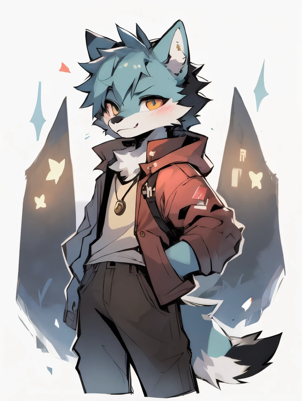 furry wolf
