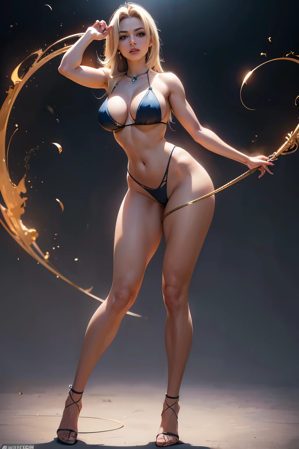 princesa adora ((Ela ra)) Masters of the universe with the whole body standing,  with your hands down, pernas afastadas da frente;(melhor qualidade,4k,8k,alto,master piece:1.2), ultra-detalhado, realistic:1.37, Micro Rope Transparent Bikini White Portrait, HDR,Sexy Tsunade de corpo inteiro em pé sem calcinha with your hands down, perna, mais vista frontal UHD, studio lighting, extreme detail description, profissional, vivid colors, Bokeh, paints in oil, tsunade corpo inteiro usando micro string bikini white micro transparente com rosto detalhado e corpo detalhado,seios grandes, sem calcinha Cabelo Dourado , olhos azuis marcantes, determined expression, Intrincada roupa rosa sexy,Sexy full-body Tsunade standing without panties with her hands lowered legs away from the front,Facas Kunai, Hand seals, Chakra girando em torno dele, dynamic fighting pose, fundo vibrante com flores de cerejeira, luz s  olar brilhante, dynamic lighting.corpo inteiro,full-body front view standing without panties