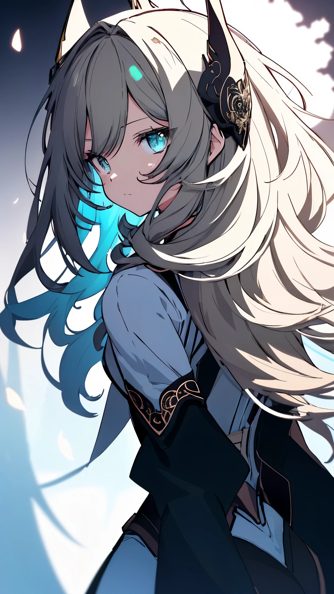 Flat vector art, Miss, beautiful anime style Miss, flat color, wide angle, Clean and meticulous face, intricate clothing, Similar colors, Glowing shadow, beautiful gradation, depth of field, clean images, high quality, high detail, HD, Luminous Studio graphics engine, cute face, slim waist, nice butt,