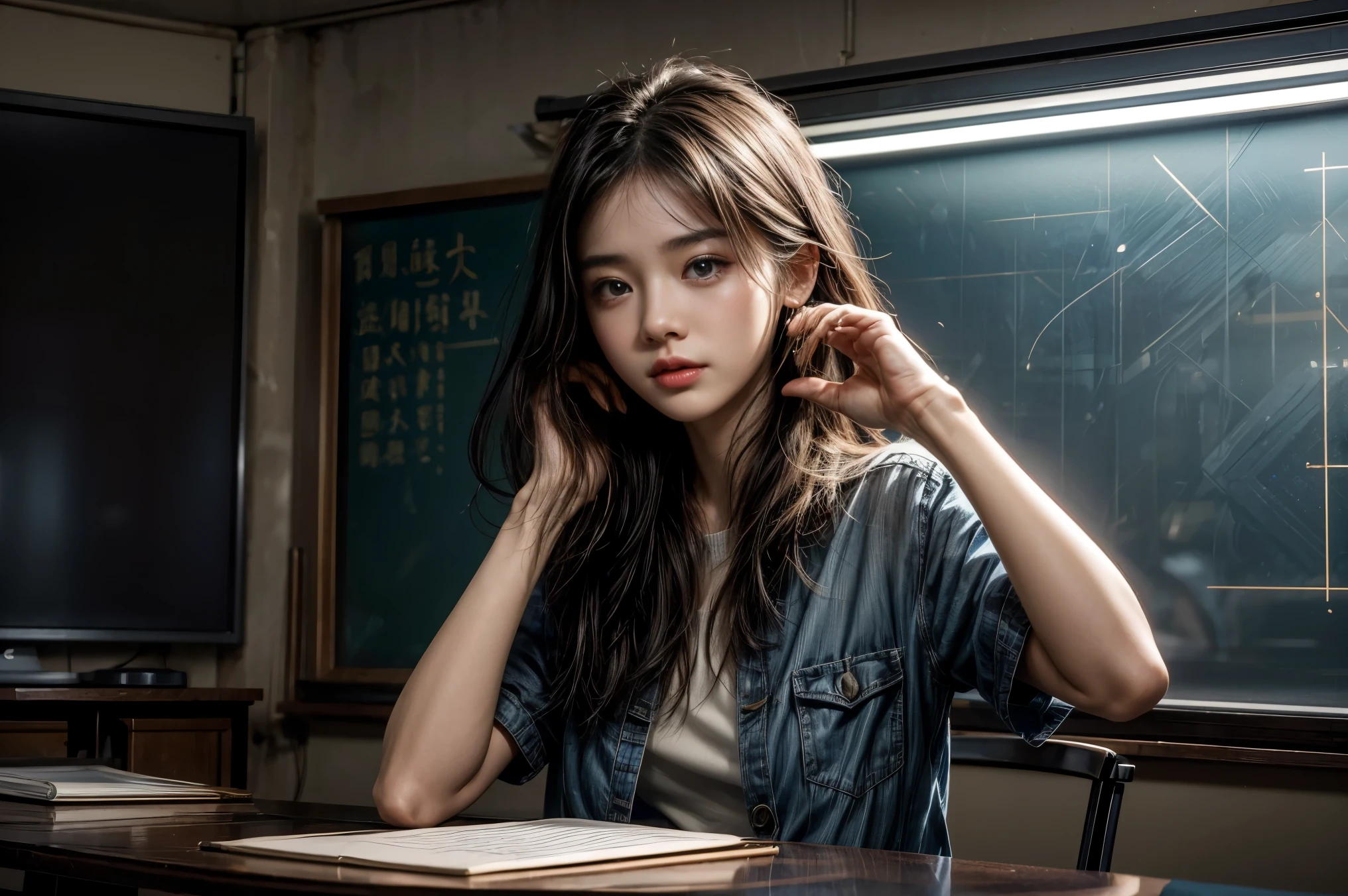 My squad leader—Lu Aolin,She has black and shiny hair,Usually wears a ponytail,A pair of watery eyes,a small mouth,A rosy face。
She is a person who loves learning,He is also a qualified Young Pioneer。Once,She saw the teacher writing the solution to a certain problem on the blackboard,The monitor took a closer look,Wrong。She calculated it many times,The result is exactly the opposite,She raised her hand boldly,say:"teacher,我認為這道題Wrong。”老師拍起手say:"good,I wrote this question deliberately like this,The purpose is to test you,None of you are as non-giving up as the squad leader.,Wrong了不放棄,Unwilling to admit defeat,We all must learn from the monitor。” She is also very helpful.。Once,The teacher wants us to take the exam with a blue pen,I use it,Suddenly my blue pen stopped flowing.。急的我小聲say:“what to do?what to do?This is terrible!"The monitor heard my voice,say:"What's wrong?”我連忙say:"My blue pen suddenly stopped flowing.,what to do啊?I only have one。”班長二話不say,He immediately took out a blue pen from his pencil case and gave it to me,I quickly thanked you,Let’s start again right away。