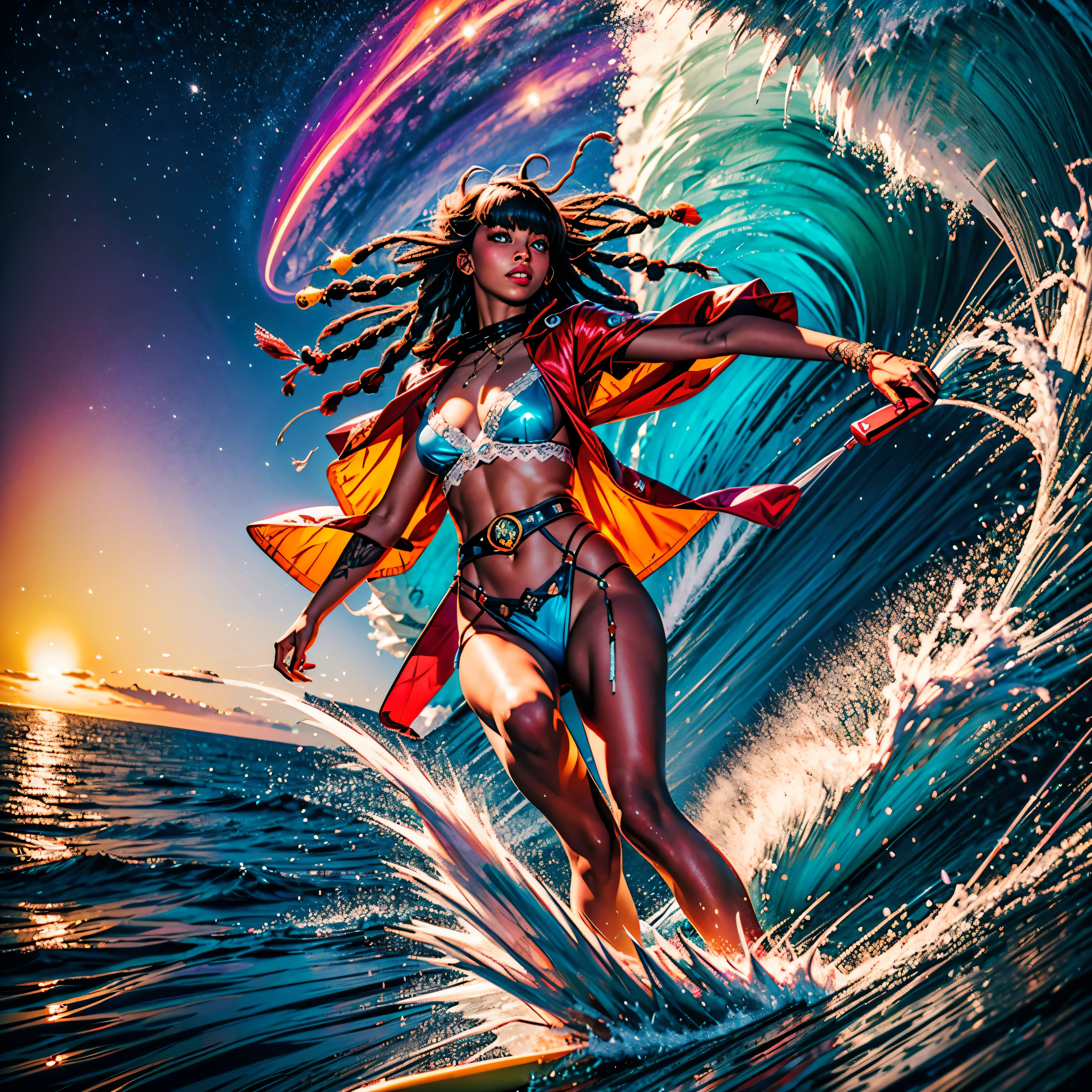 galaxy colorgalaxy stars spacious nebula starry_sky borealis Sunset Colorful SunRise panoramic sunshine Queen_Surf Surfing mounted_Surfboard mounted_wave_torus oasis UnrealEngine5 Ultra Masterpiece sailing_surfboarding Beach deep path Equirectangular_360 wave_fluent Ocean waves Sea storm Goddess beholder 🎈🍦🍹❤🔆🕡(😘👩🎀👗⚜👒🥿👡🩲💅)🎪🎢🎡🎠 Cinematic_sunlight war "Armada" contre-jours paddle_board "Heavy Metal" Devastating Will-o'-the-wisp iota pixie sprite "luis Royo" dazzling ride_surfing_wave_on-surfboard ride_flow Admiral Pilots jacket cow-boy flag Earth tsunami ultra_high-def ultra_Photo-realistic optimal ultra_high-quality opengl-shaders ultra_high-details accurate reflex ultra_high-res perfection volumetric lightning improved Octane_rendues UHD XT3 DSLR HDR 3dcg analogiques extatiques symmetrical ((athletic Diva african body tanmed skin dreads bangs suave cheekbones effects embarrassed glushes dark saphirs ultra gorgeous (Bright epic eyes, Bright epic eyes) beautiful eyes black lazulis turquoise open mouth teeth obvious smile choke Floating Jacket Eccentric Cape Levitating Shoulders-Off Shirt Lace Clavicles White Papillotes embroidered reveal leathers breasts satin livid yellow orange corsait thick felt skirts matching bristles ample swinging spinels navel waist heavy_belt revealing heart padlock silver agate pubis scarlet pubis-hairy indigo bristles silk Snap-lock tin gold garters thighs legs)) onyx rubis summon milkweed floraison invoque viceroy magic incandescente creature CGSCOSITY butterfly Cristallines Monarch wings sundrop flash blow glow opale straight chrome flat lava bands population Tourmaline plasma "Niagara Falls" hearth glass mirror monster Fire Blast Flame saturate luminescence backlight shadow Chef-D&#39 tattoo Bruce_Weber sex naked nsfw varied multi etc. --s 1000 --c 20 --q 20 --chaos 100