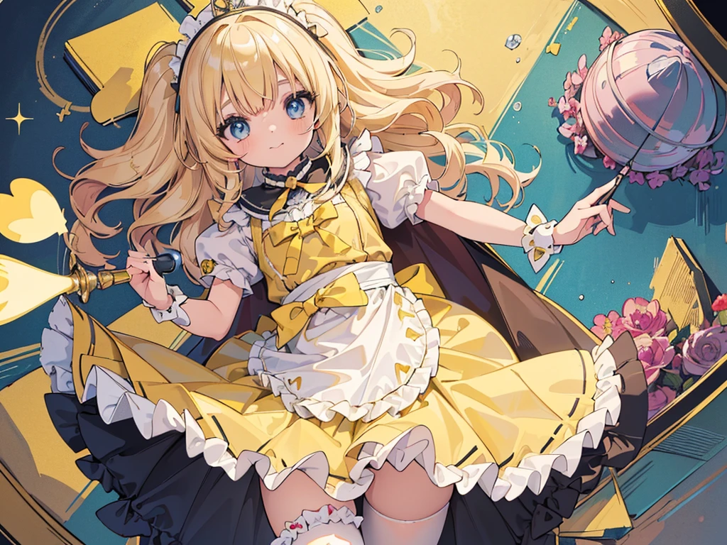 photo realistic, (masterpiece,best quality:1.4),(8k,raw photo,photo realistic:1.2),Not Safe for Work, detailed skin,detailed face,1girl,princess,Alice in Wonderland,cute face, super resolution,retro realistic details Illustration,,{{{elaborate,intricately,fantastic,delicately,tremendous,meticulous,minute,incredibly,obsessed,artisan's,subtle,virtuoso,skillful,vibrant, vivid, complex}}}, clearly focus edge, fresh natural gradation, best quality, amazing quality, very aesthetic, absurdres, pubisure, ((yellow, checkered, frilled, yellow layered, yellow mini skirt, overskirt)), ((White ruffle apron)), ((shiny wavy hair)), diadems, ankle boots, up-skirt, doress, (((jumping))), feet up, (yellow frilled shirt), yellow gothic dresses, shairband, shortsleeves, the bow hair, happy, ;p, medium bob, (blonde hair), ((wavy hair)), shimmering eyes, Blue eyes, ((yellow shairband)), (((No Panties))), (((twat))), ((open twat)), (((skirt-lift))), a smile, red blush, yellow Doress, Alice (Alice in Wonderland), (((cape))), White frilled legwear, ((yellow the Bow)), Puffy Sleeves, Bangss, shortsleeves, ((yellow bow ribbon)), long hair, (White frilled apron), (((tiara))), (((Holding a cute magic wand))). White frilled legwear, frilld, yellow gothic dresses,: q, ((Heart necklace)), ((ring)), masterpiece, top-quality, not safe for work, Little Girl, child, 14 yo, braided bangs, arm garter, baby face ,twinkle in the eye, flat chest,
((Multicolored lights)), (Design sheet:1.3), (multi-angle and detailed view:1.3),