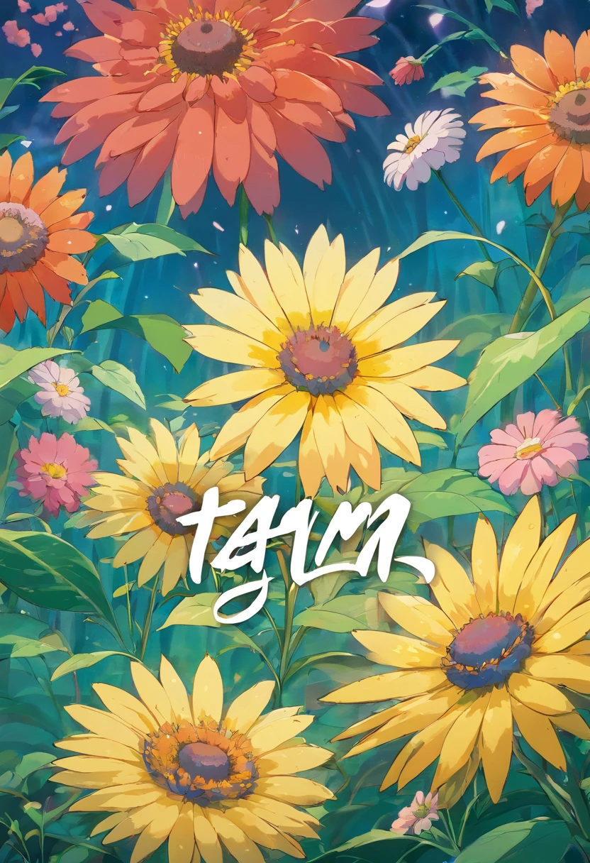 A flower with the word Tâm written on the side