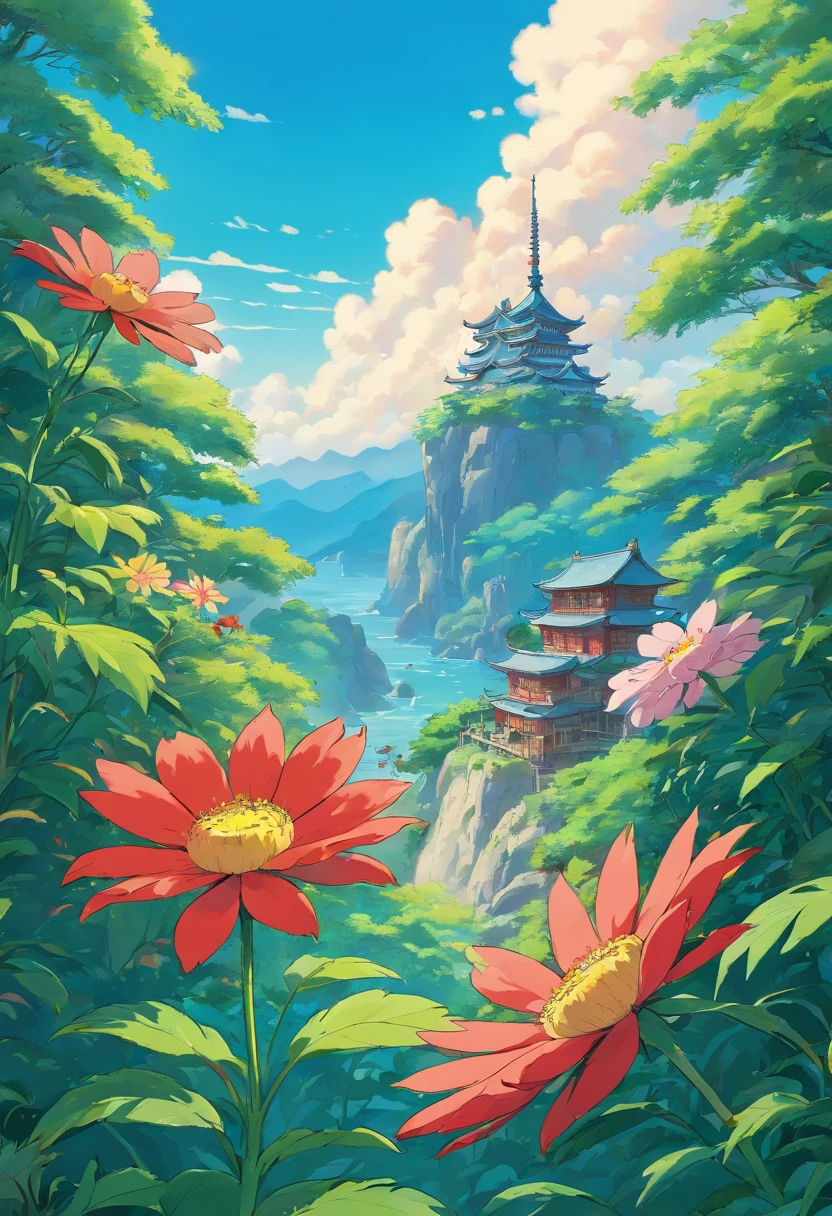 A flower with the word Tâm written on the side