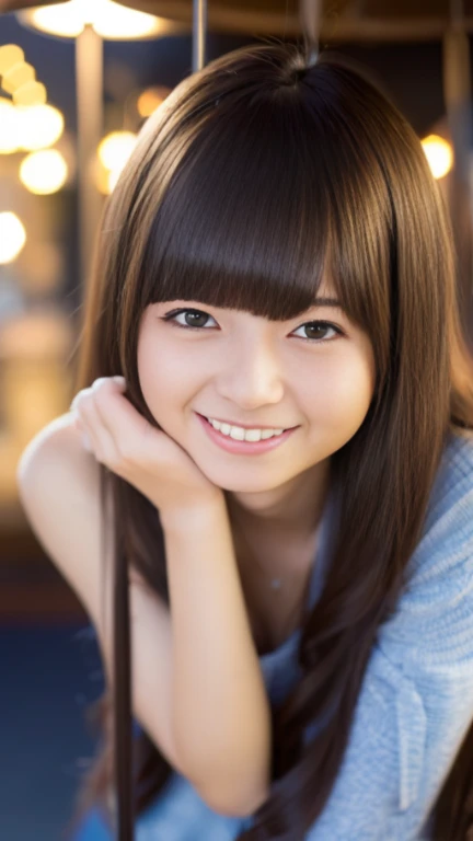 17 year old girl、smile、realistic、live action、high quality、1 woman、nude、Are standing、whole body,(8K、Raw photo、最high quality、masterpiece:1.2)、(realistic、Photoreal:1.37)、super detailed、
1 girl、cute、solo、beautiful and detailed sky、Detailed cafe、night、Are standing、date、(blush of the nose)、(laughter:1.1)、(closed your mouth)、small breasts、魅惑的なsmile、nightの遊園地、merry-go-round、professional lighting、Sony α7R4、Zessie 50mm F1.8、