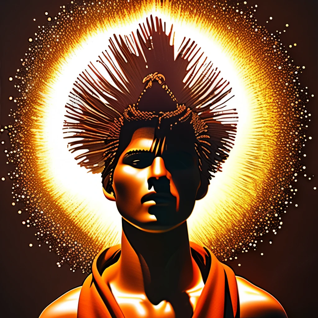 let there be light, (best quality:1.5), photo realistic, 1 man