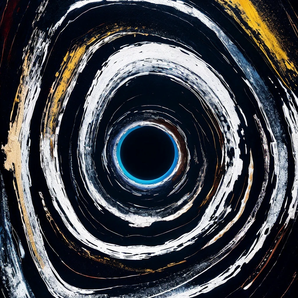 abstract painting、Black Hole