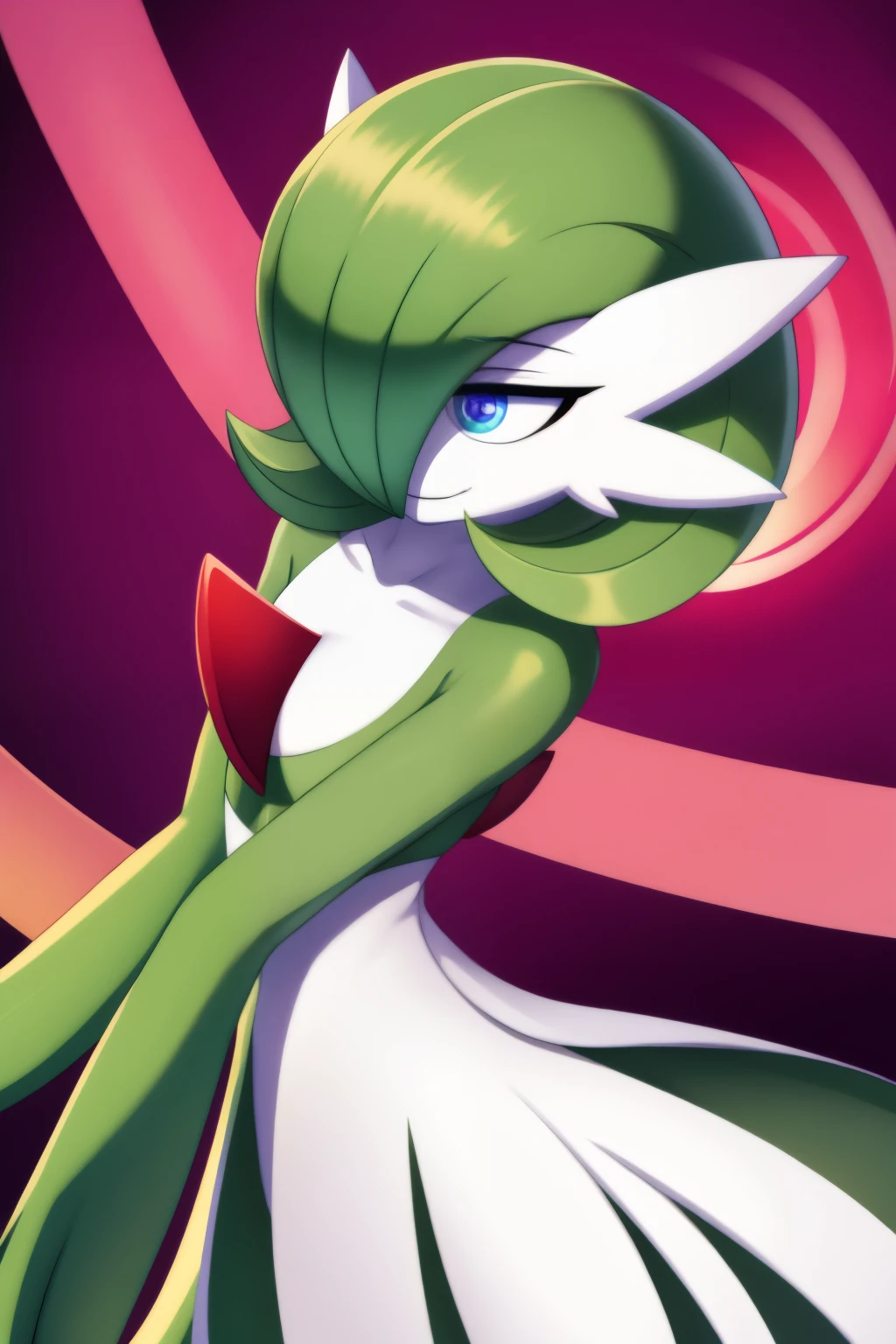 Gardevoir, empty eyes, spiral eyes, enchanted, entranced, hypnotized,