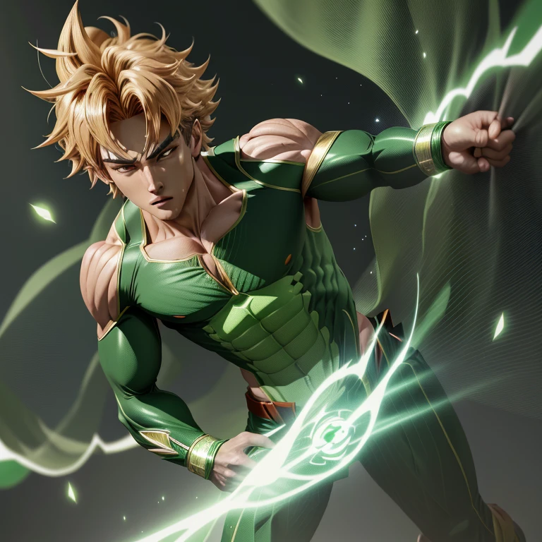 Masterpiece, Best Quality: Goku in a Green Lantern Suit

(Top Quality, 4K)
An iconic image of Goku donning the Green Lantern suit, exuding power and determination.
The suit's vibrant green color stands out against the backdrop of a serene scenery, enhancing the heroic aura of the character.
The Green Lantern symbol shining brightly on Goku's chest, intricately detailed and giving off a gentle, ethereal glow.
The suit's texture is ultra-detailed, each crease and fold uniquely rendered, creating an impressive 3D effect.
Realistic and lifelike, G