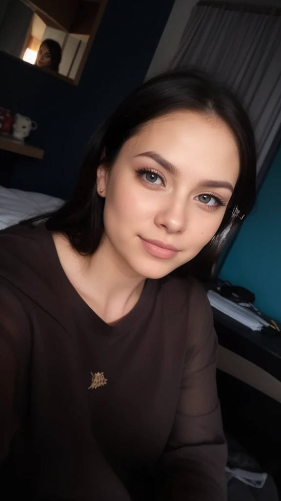 (Ultra detallado,realista:1.37),profesional,Retratos,warm color beautiful detailed face,hermosos ojos detallados,hermosos labios detallados,Ojos y cara extremadamente detallados,long eyeslashes),,sonriente,chica caliente,Ropa reveladora,piel natural,Marcas de edad,Derriere redondo,natural lighting,Pose natural,Entorno de estudio. Misma cara siempre. Ojos celestes. Cabello guinda color