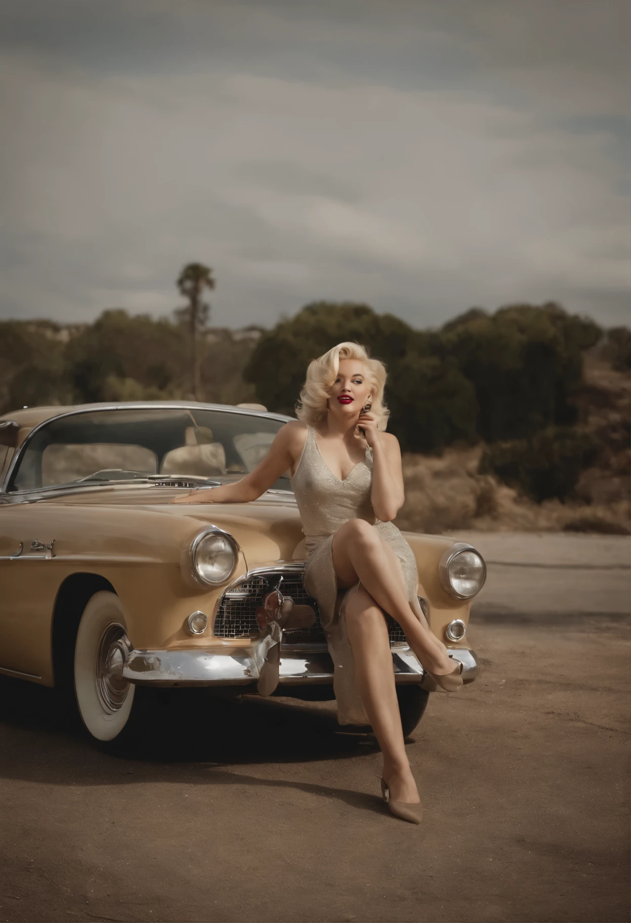 Marilyn Monroe up skirt style, famous picture of Marilyn Monroe, realistic photo, cinematic lighting, 8k, masterpiece art work, golden ratio, full body, professional photography, 60's Marilyn Monroe, feeling wonderful