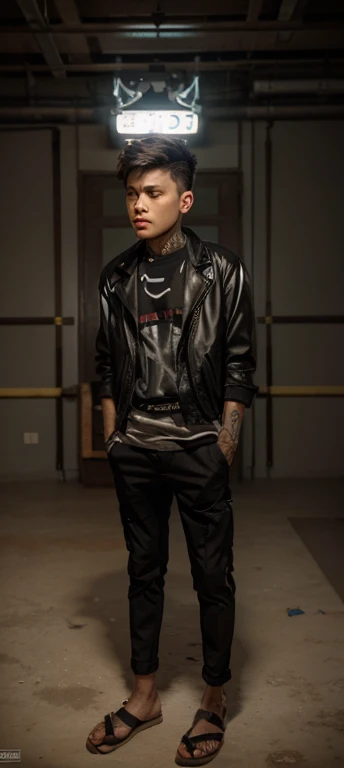Change background cyberpunk handsome boy realistic face . 8k ultra realistic
