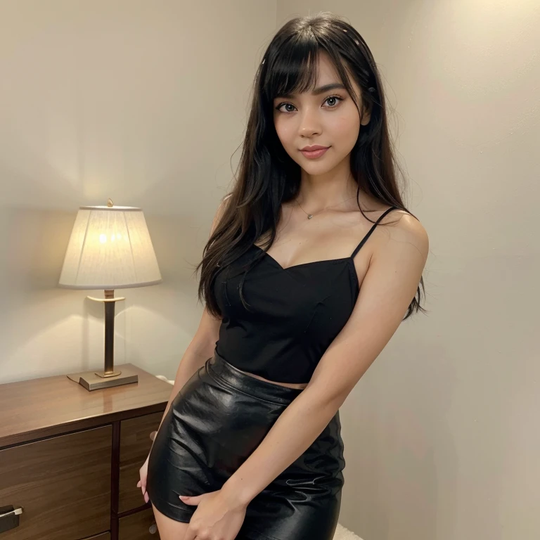 VIP Descuento por tiempo limitado
SeaArt Bot
Txt2Img
Por defecto
12:33:26
Caduca en 13 día(s).
- Gender: Female - Height: 1.7 meters - Hair: Shoulder length with bangs - Age: 25 years old (photo relevance: 1.5) - Ethnicity: - North American girl (relevance: 1.5) - South American girl (relevance: 0.1) - African girl (relevance: 0.1) - European girl (relevance: 0.7) - Asian girl (relevance: 0.1) - Australian girl (relevance: 0.1) - Legs: Fitted pencil skirt in a bold color (relevance: 1.5) - Stockings: Optional - sheer black stockings (relevance: 0.5) - Shoes/Sneakers: Optional - black heels (relevance: 0.5) - Torso: Floral print blouse with a V-neckline (relevance: 1.5) - Fake Contagious smile (relevance: 1.7) - lips: thin lips - Facial features: High cheekbones, oval face shape, defined cheeks - nose: grecian nose - type of eyes: asian eyes (relevance: 1.5) - Brightness of eyes: Sparkling eyes (relevance: 1.5) - Eyebrows: Defined eyebrows - Makeup: Subtle makeup emphasizing the eyes - Pastel-colored nail polish for a soft and feminine look. - Eyelashes: Long, curled eyelashes - Pose: Optional - Standing with one hand on the hip and the other hand resting on a nearby object (relevance: 1.5) - Delicate hands with smooth skin and no visible blemishes. - Camera angle: Frontal view - Lighting: night - Background: The scene is set by the river