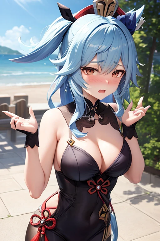 My genshin impact oc embarrassed