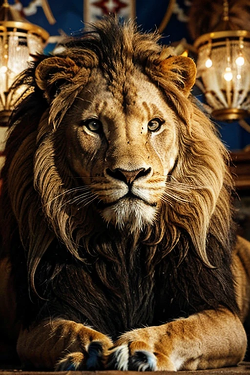 Close-up of a lion,blue mane,There's a star on my head, fire lion, amazing wallpapers, Guerreiros do lion, Senhor das Bestas, papel de parede do telefone hd, linda deusa de leo, roaring blue lion. majestoso, aslan the lion, 2 d full body lion, papel de parede do telefone hd, majestoso!!! Lindo!!!, with the mane of a lion, lion,Ele brilha intensamente,detailed facial expressions,feroz,Poderoso,olhar para baixo,The lion's gaze
INFO