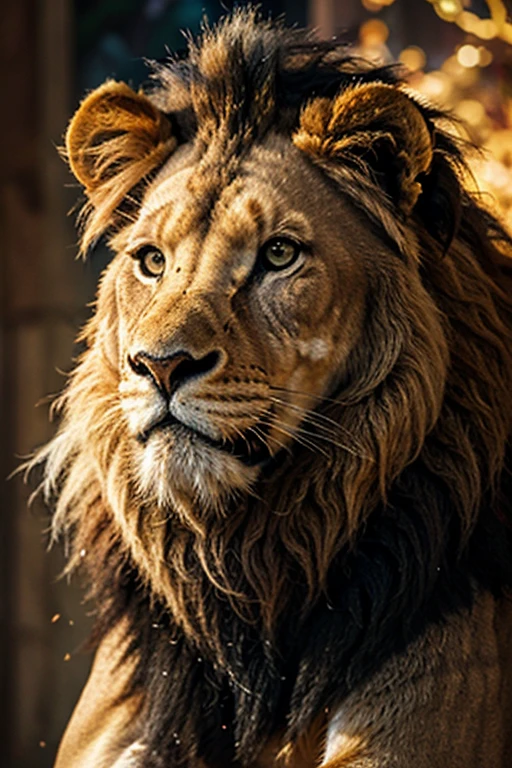 Close-up of a lion,blue mane,There's a star on my head, fire lion, amazing wallpapers, Guerreiros do lion, Senhor das Bestas, papel de parede do telefone hd, linda deusa de leo, roaring blue lion. majestoso, aslan the lion, 2 d full body lion, papel de parede do telefone hd, majestoso!!! Lindo!!!, with the mane of a lion, lion,Ele brilha intensamente,detailed facial expressions,feroz,Poderoso,olhar para baixo,The lion's gaze
INFO