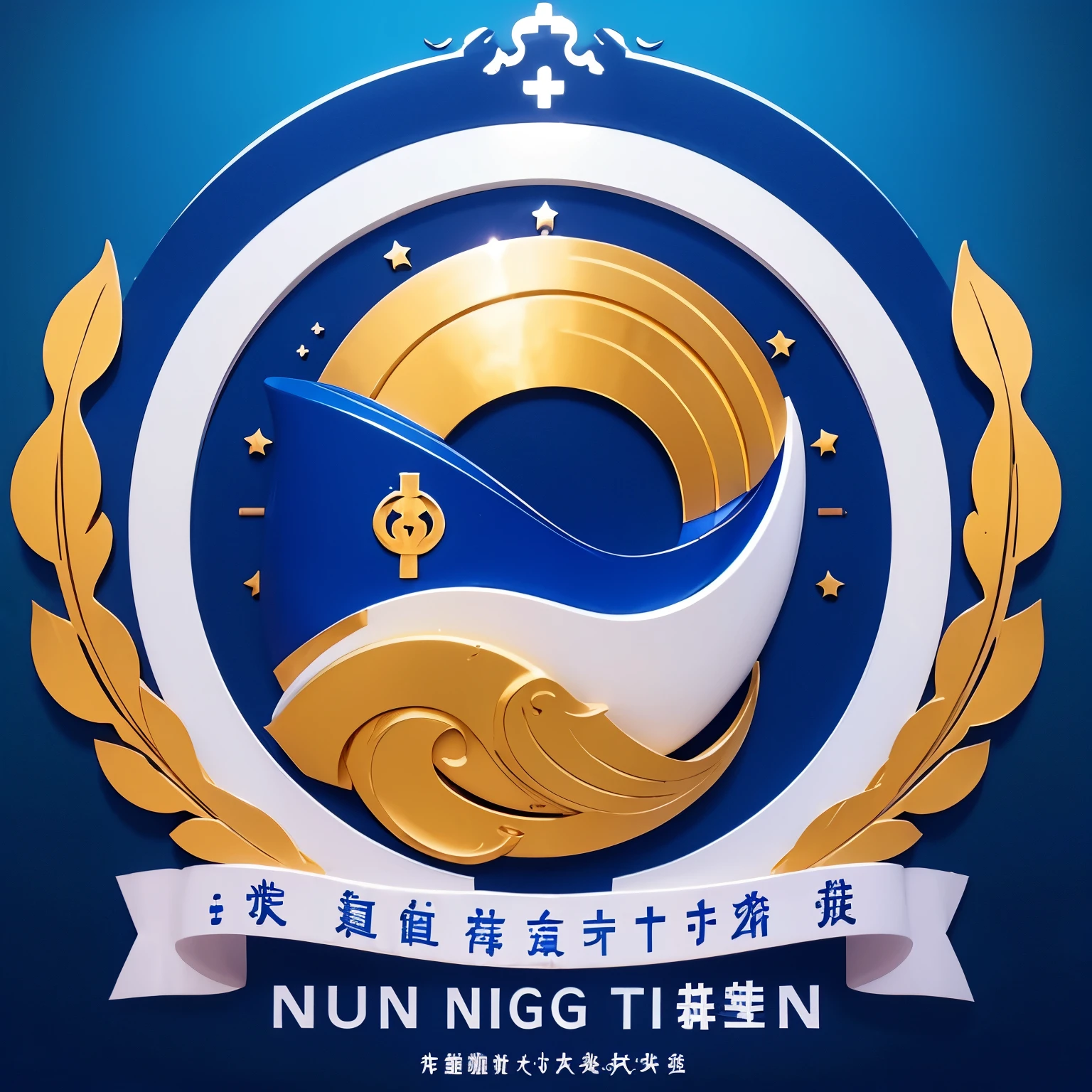 logo,Fujian Nursing Association,O logo,round,Medical University logo,design,Nurse element,planar,Fujian, China,nurse cap,Needle