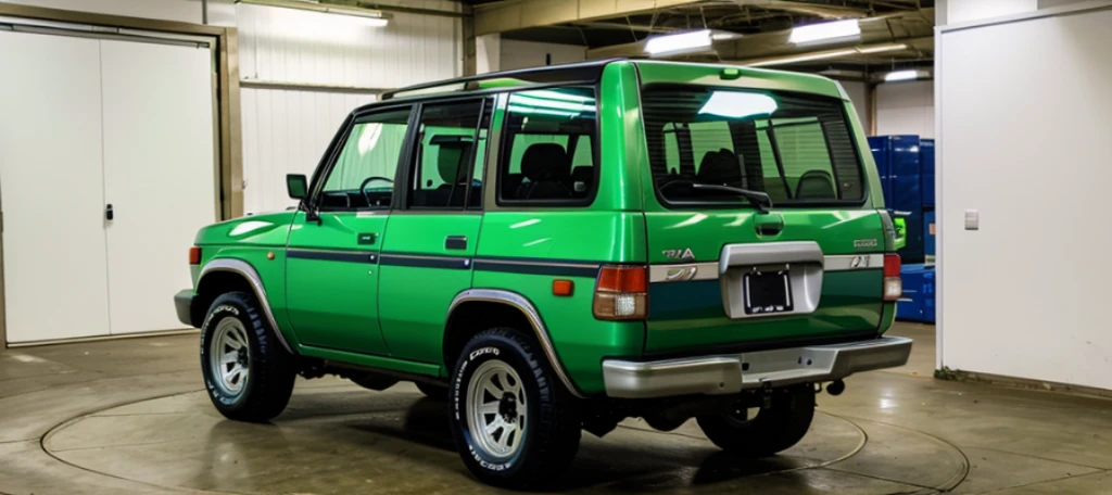 plastic neon green color 1984 Toyota Land Cruiser J70