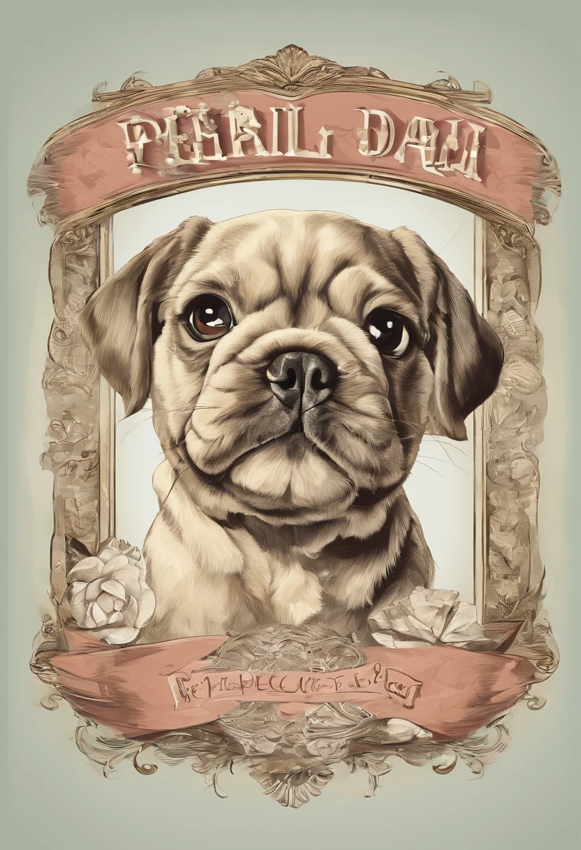 french bulldog puppy, collie, shih - tzu, Maltese, Pug, Retrieve, cartazes, planfetos, adesivos, propraganda, revista.